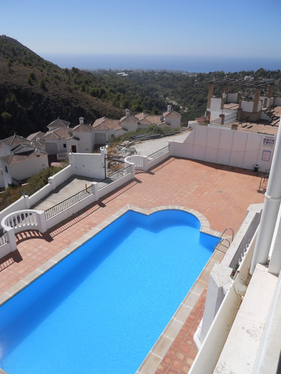 view towards Nerja, from our balcony