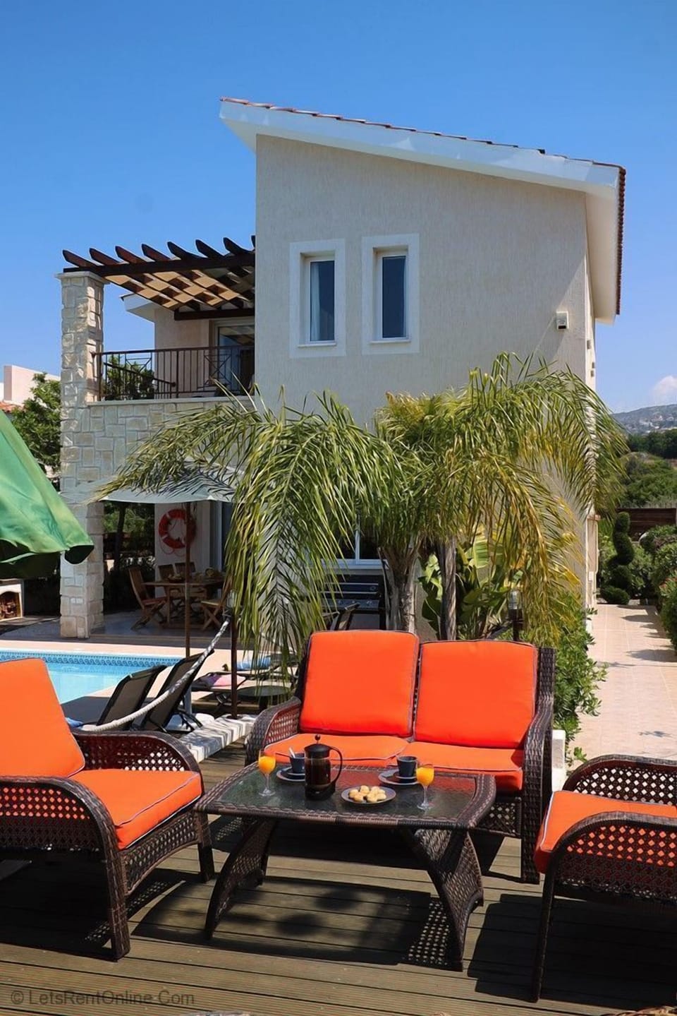 Sofa Set on Decking