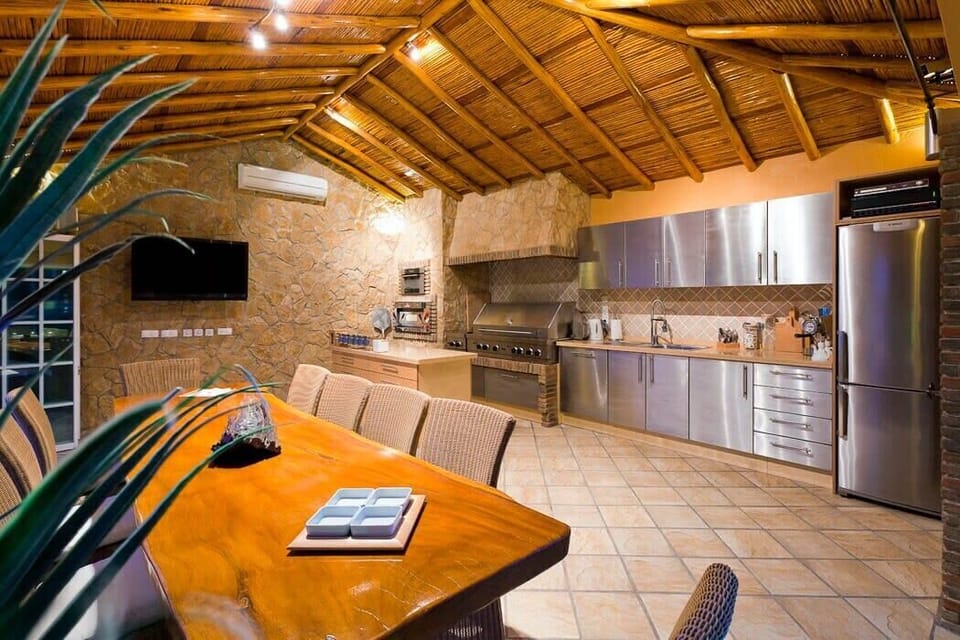 Outside BBQ kitchen