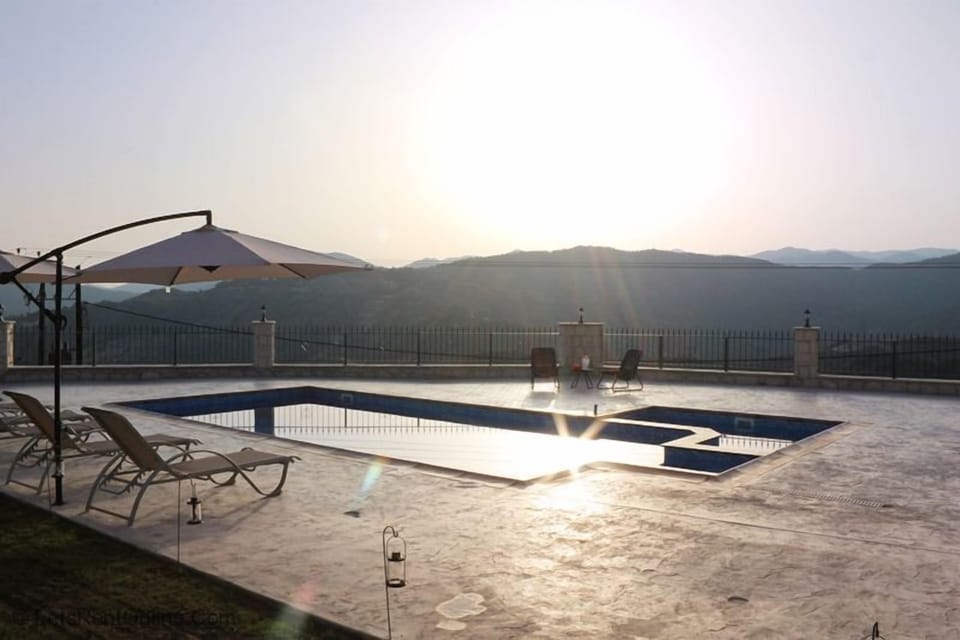 Sunrise over Pool Area