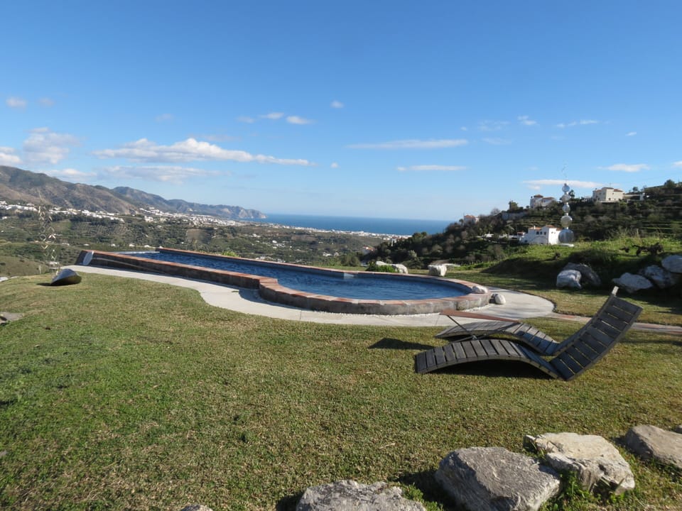 South east to Nerja coastal village