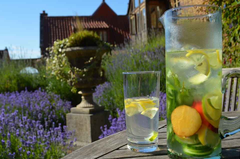 Spring water on tap at Heath Farm Holiday Cottages