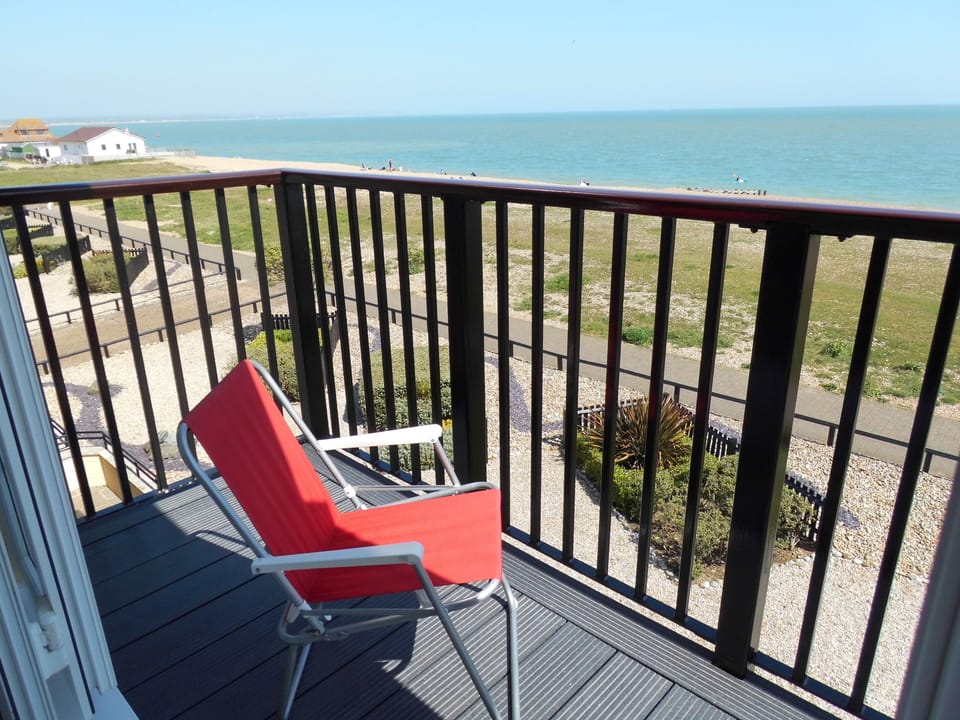 Views of the English Channel from the private patio