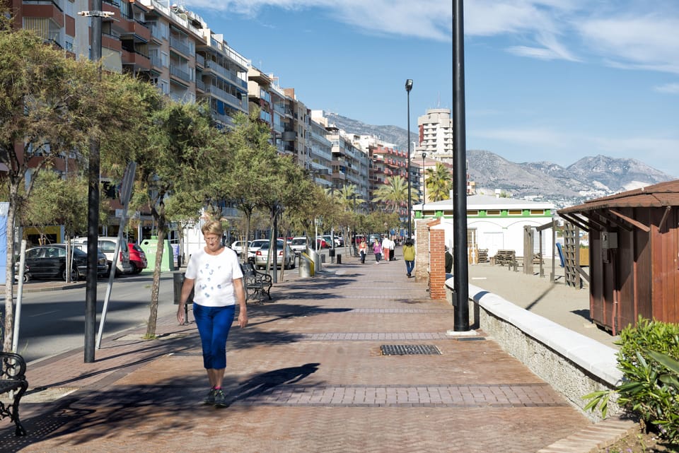 Beach promenade