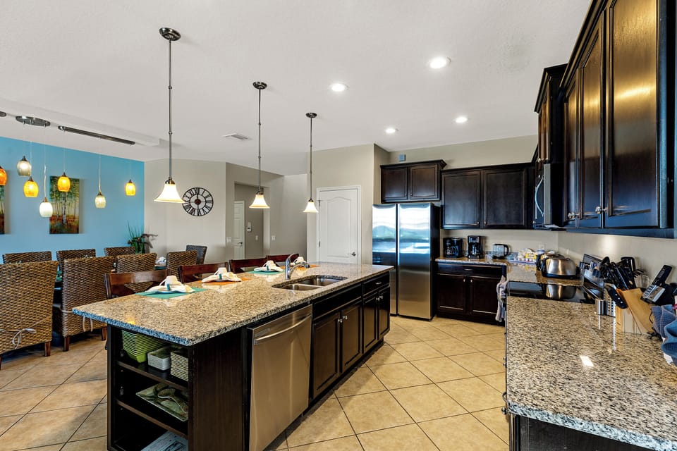 spacious kitchen