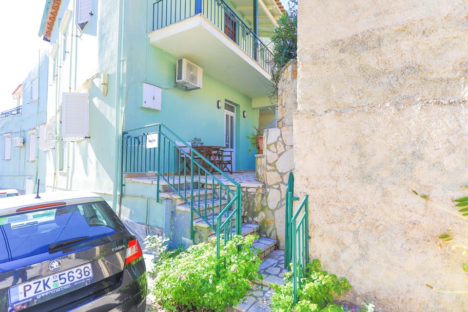 Within the village but a stones throw from beach