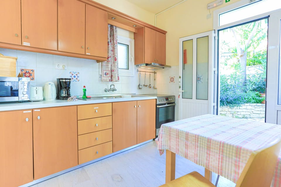 Traditional corfiot style kitchen