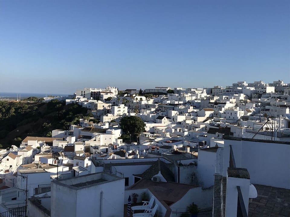 Sun-kissed skyline in Vejer 