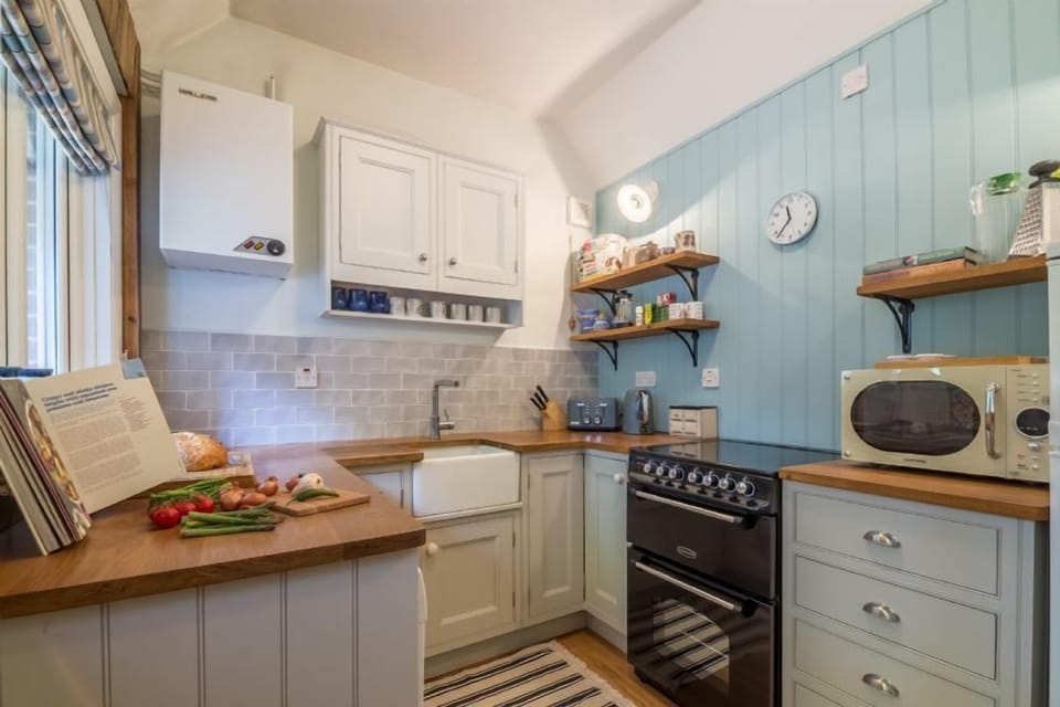 Ground floor: The kitchen is well equipped