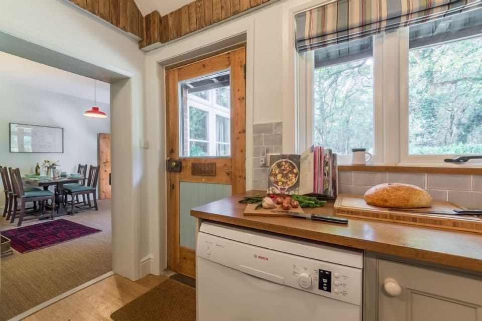 Ground floor: The kitchen leads to the garden