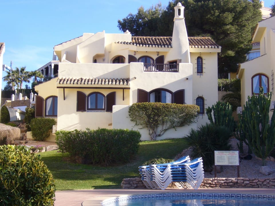 Rear view from pool