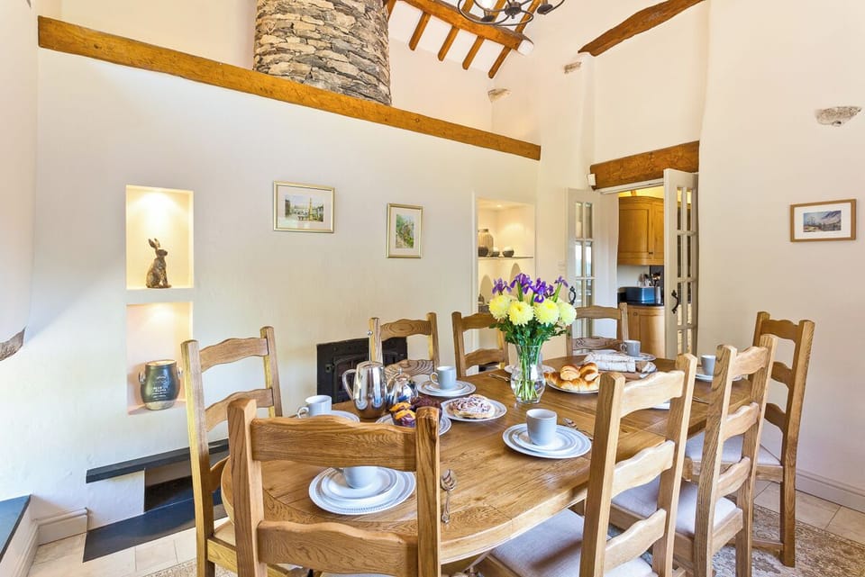 The dining room