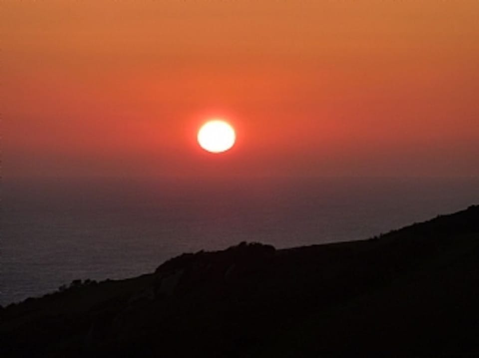 Summer Sunset Over The Sea