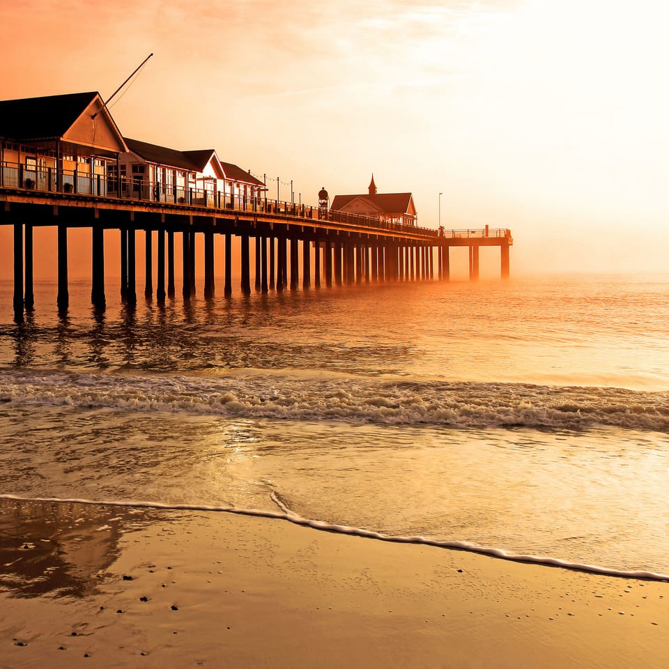Southwold sunrise.  Copyright Nick Catlin.  