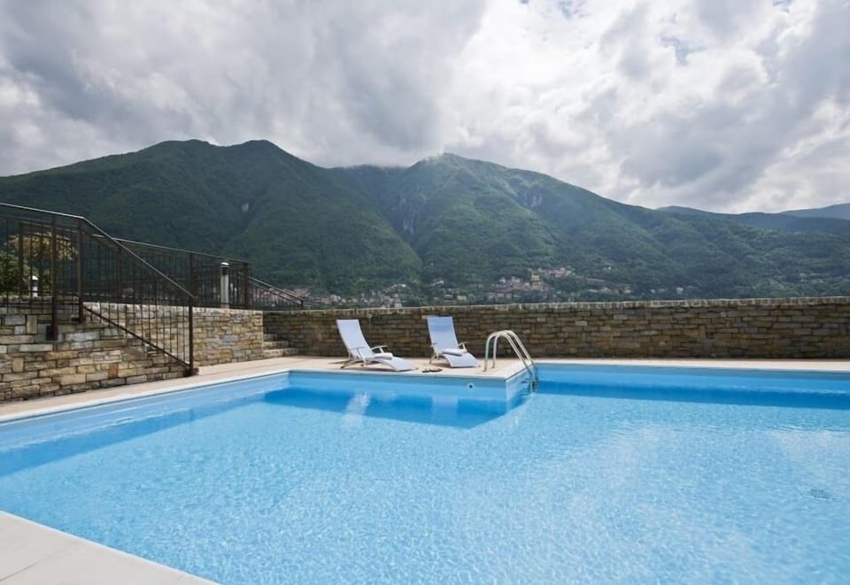 Take a dip in the pool.