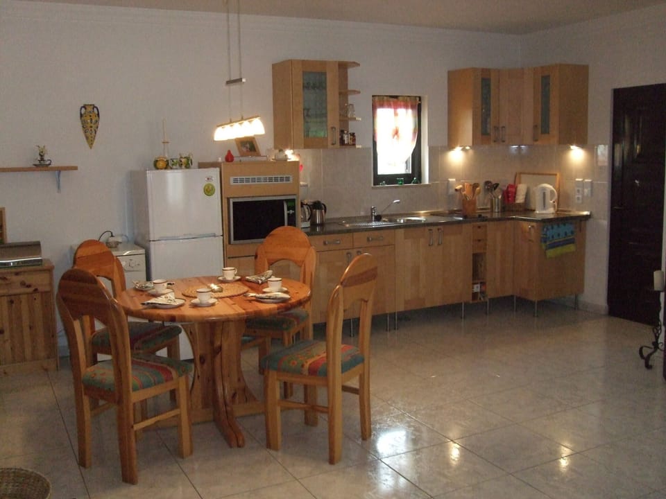 kitchen and dining area apartment