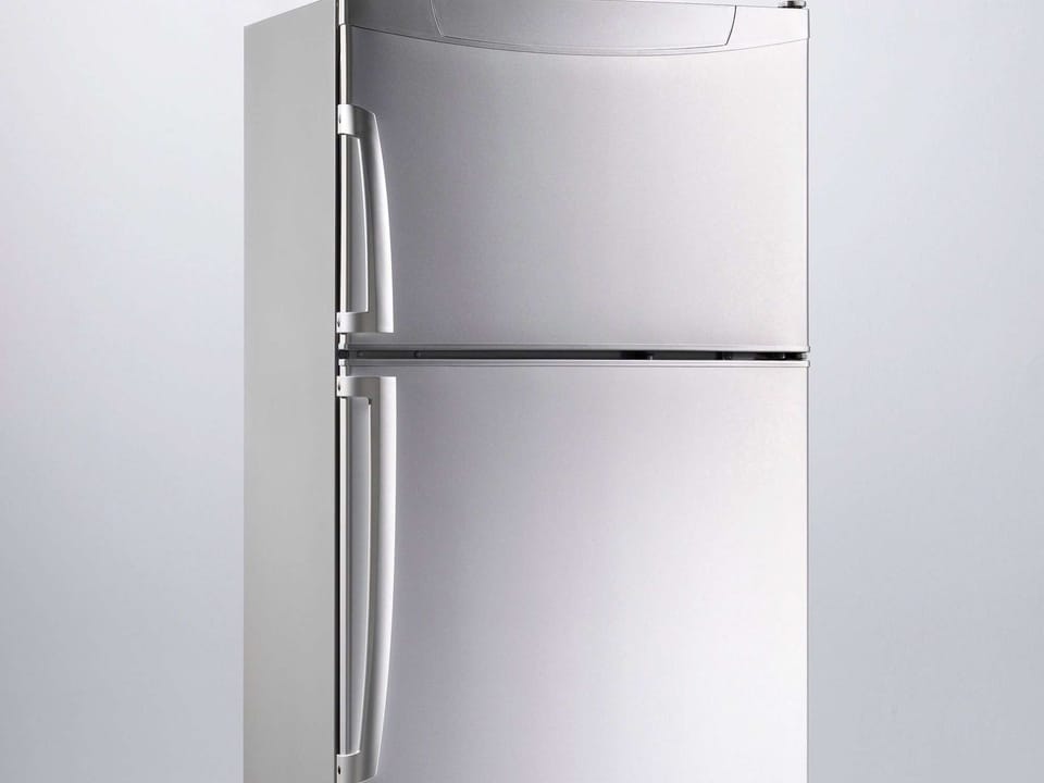 Fridge with freezer compartment