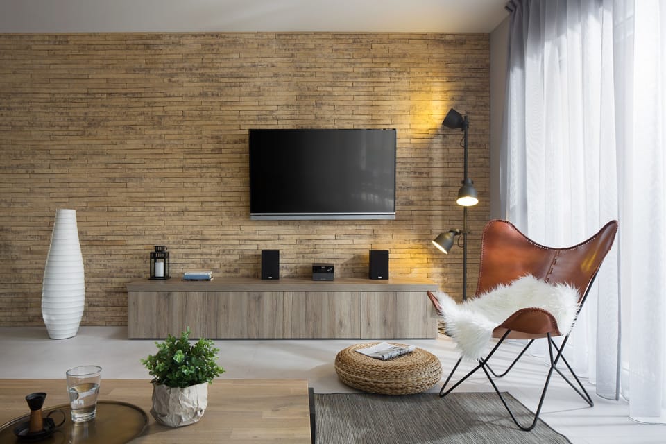 Modern, cozy and luxurious living room