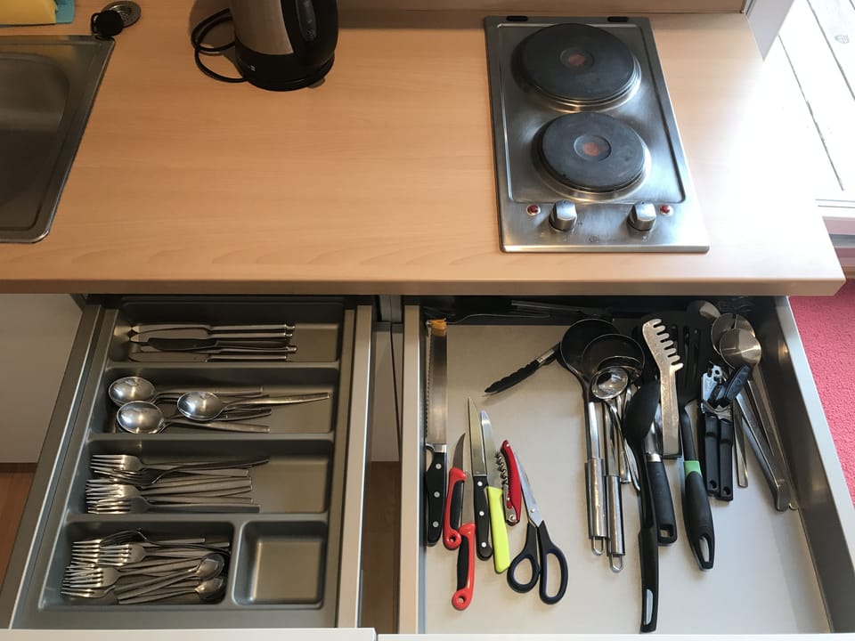 Duplex | Private kitchen | Fridge, microwave, oven, stovetop
