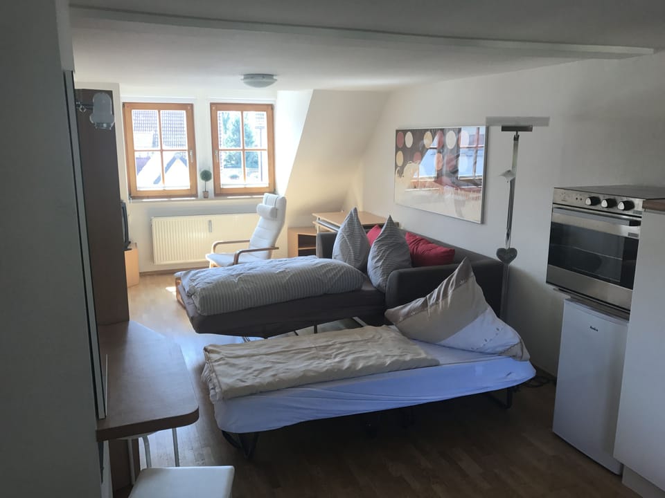 Apartment, 1 Bedroom | Living area | Flat-screen TV
