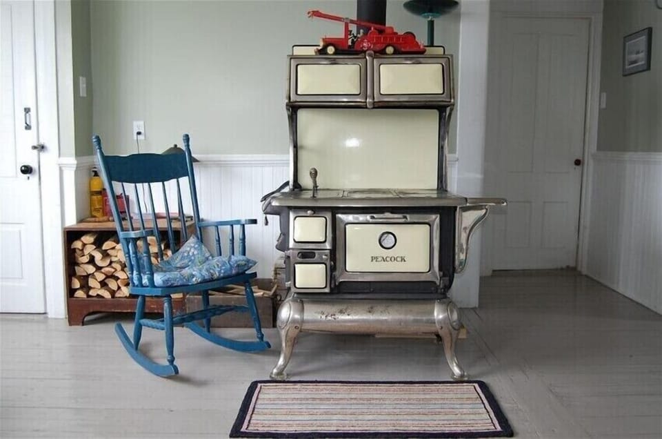 Woodstove in DR. We also have baseboard heat on 1st floor & space heaters on 2nd