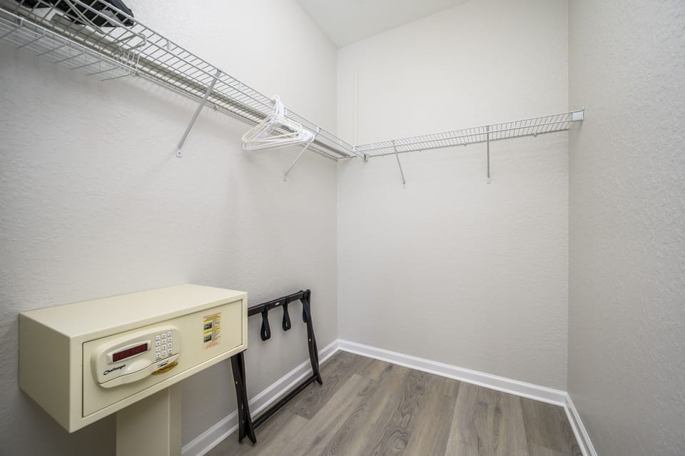 Primary closet
