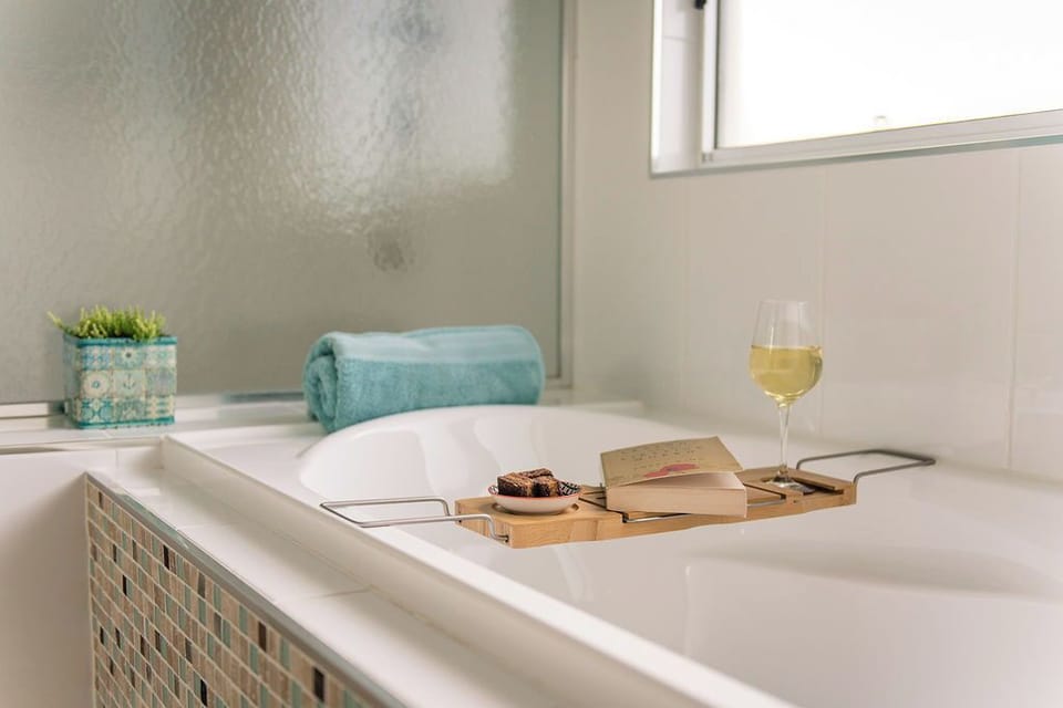large bath to relax 