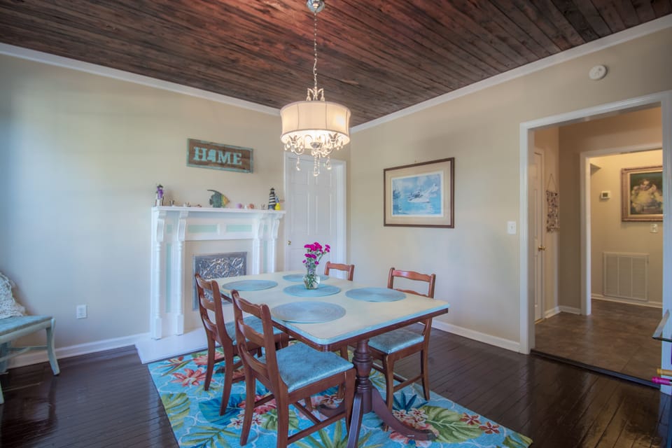 Original wood floors and ceilings circa 1930
