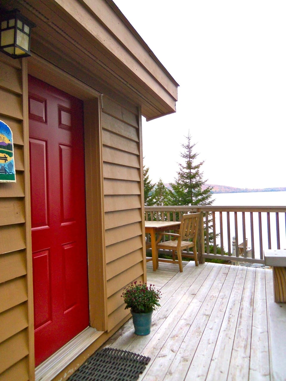Front Entrance with Custom Wrap-Around Deck