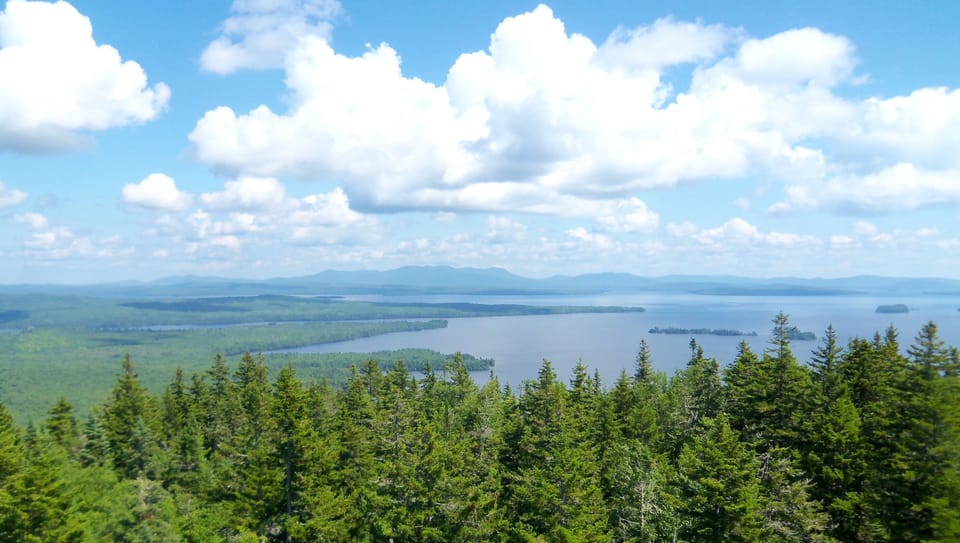 Breathtaking Views of Moosehead Lake Upon Hiking to Summit of Mount Kineo.
