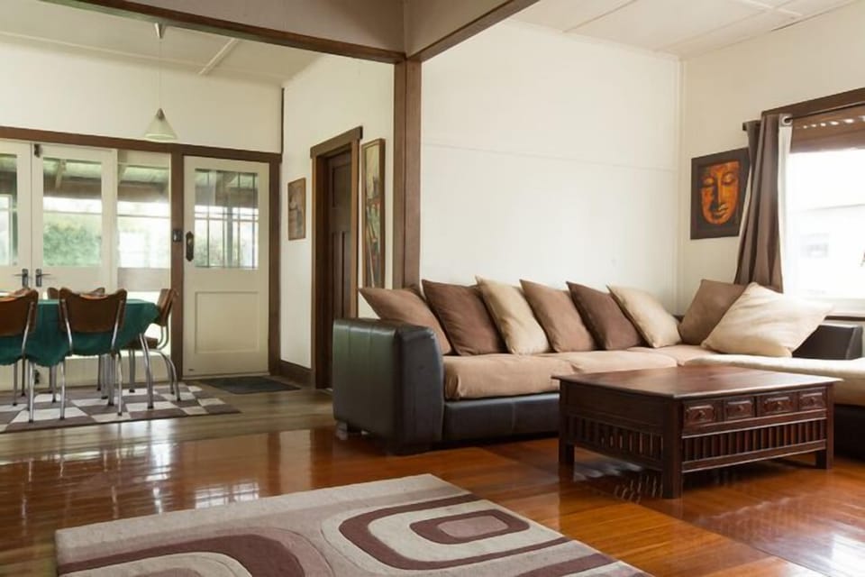 Living room and kitchen dining area.  There are three dining areas in Beachside