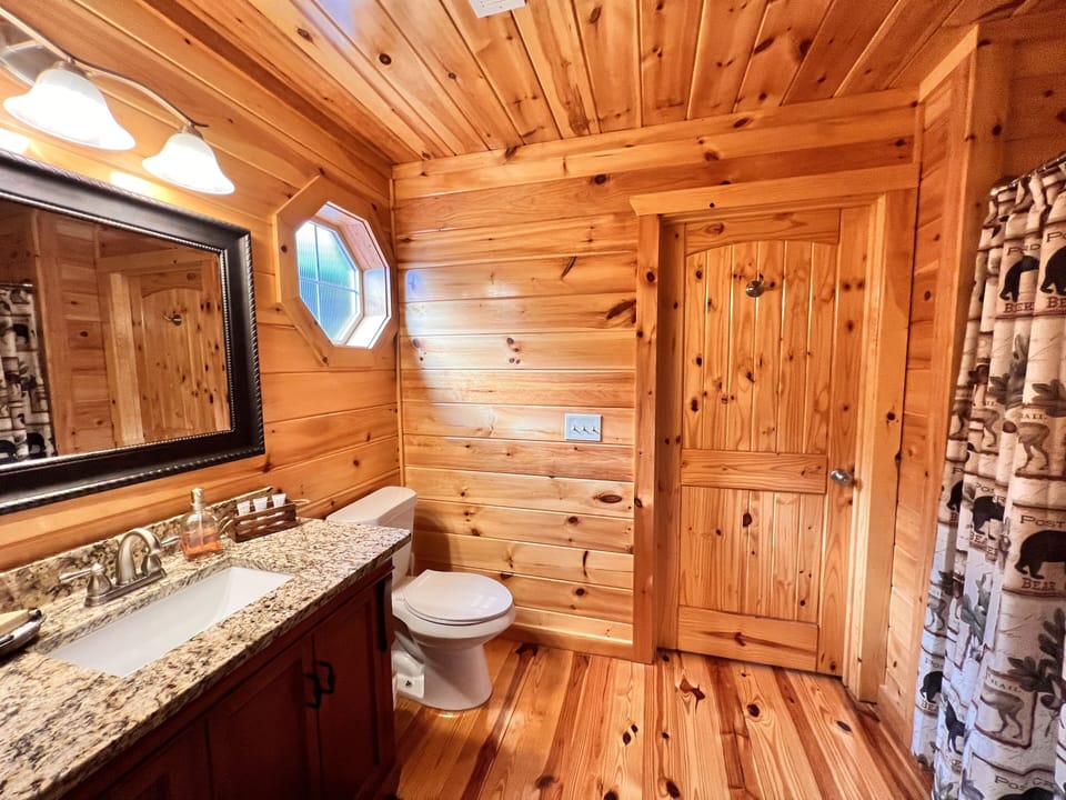Loft bathroom.