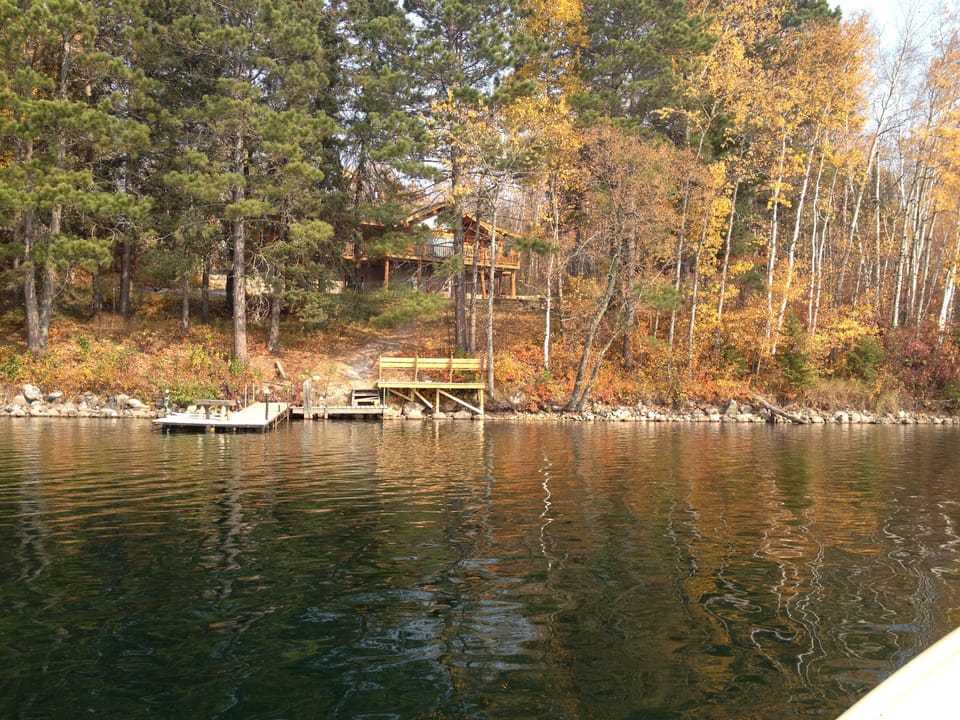 Your cabin from the lake 