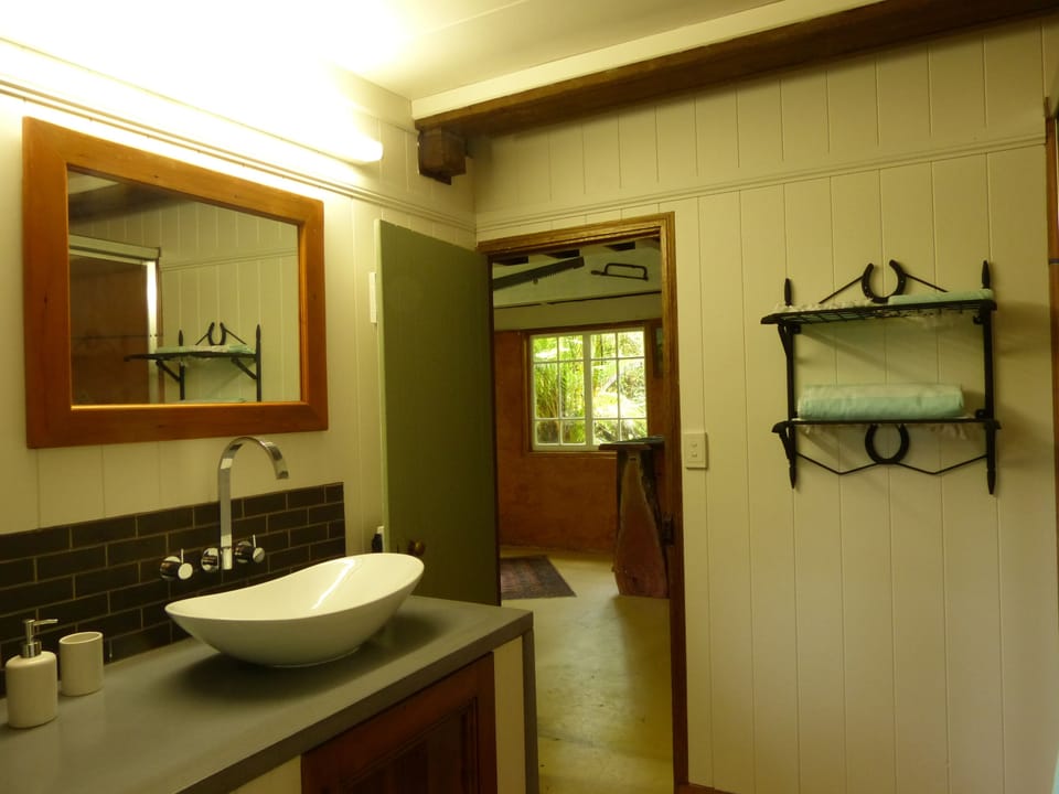 Renovated bathroom/laundry downstairs