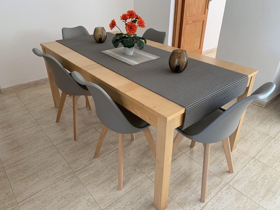 Indoor dining table 