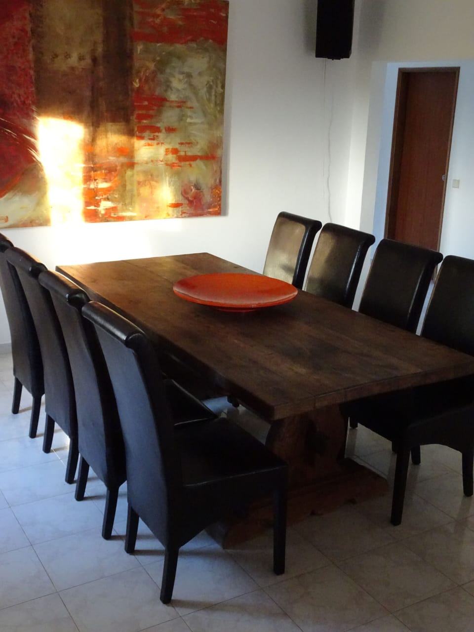 Indoor dining area