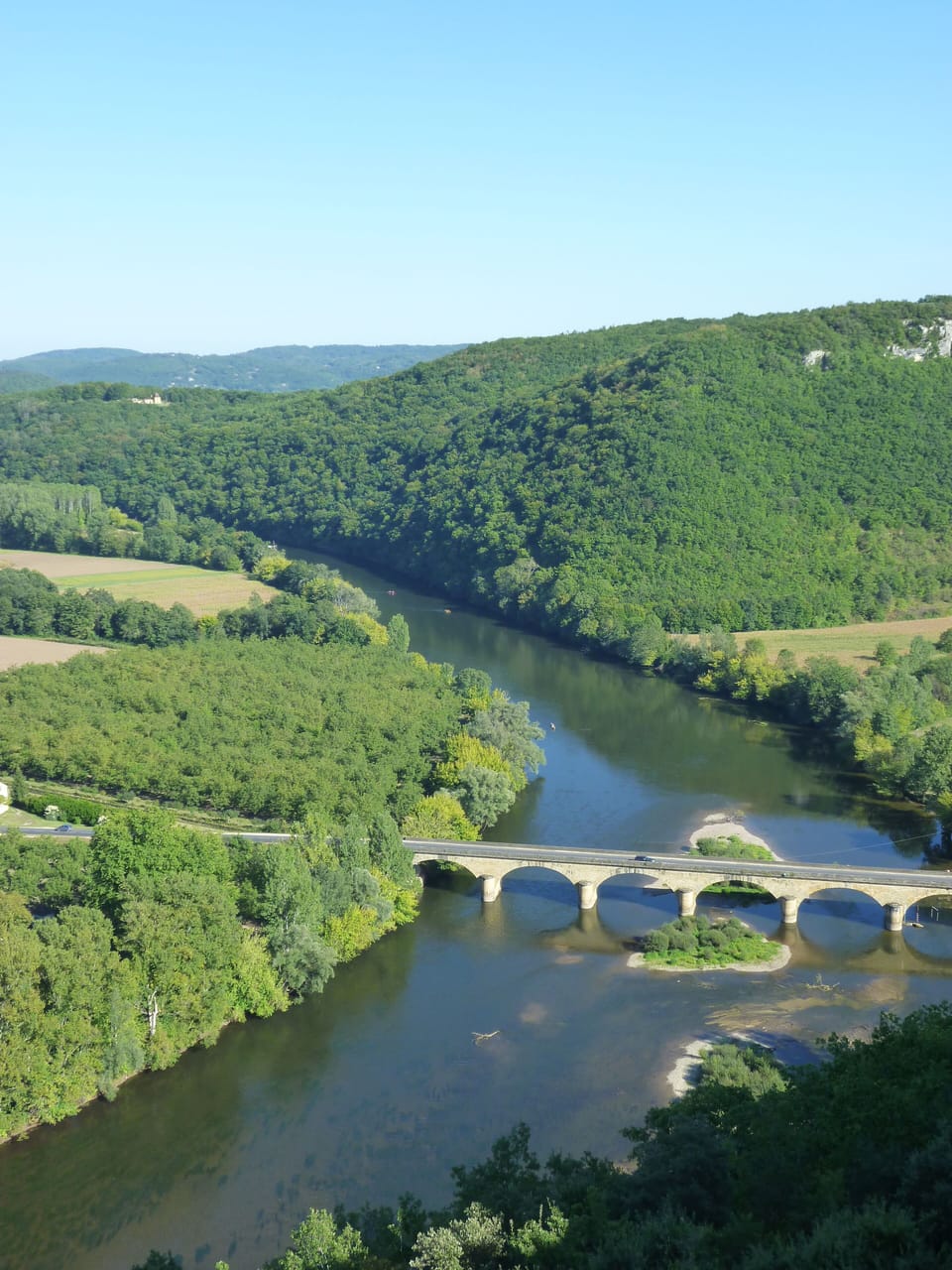 Dordogne countryside view