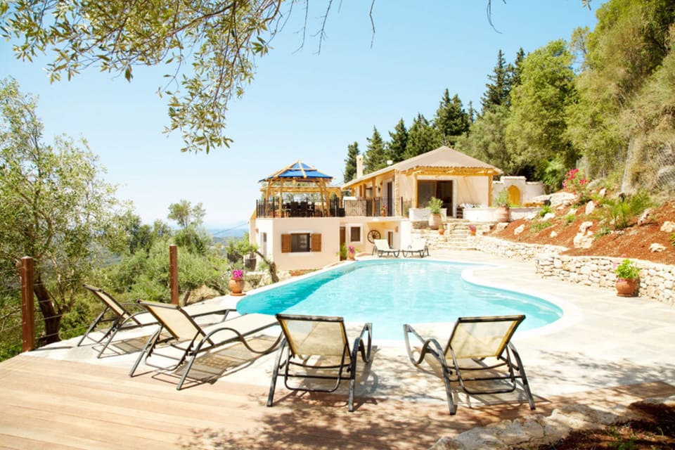 Villa and pool