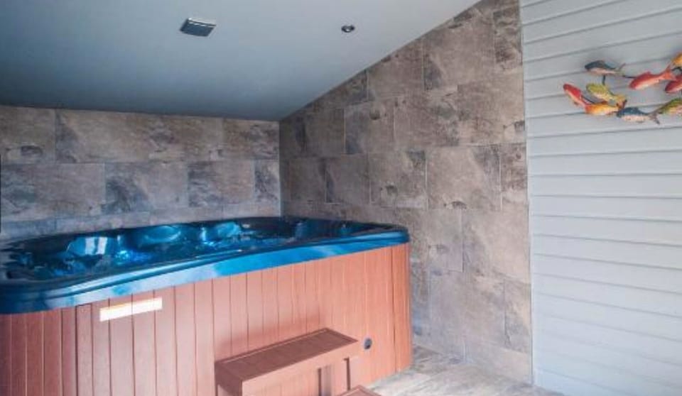 Relax & enjoy! Our own private hot tub. 
