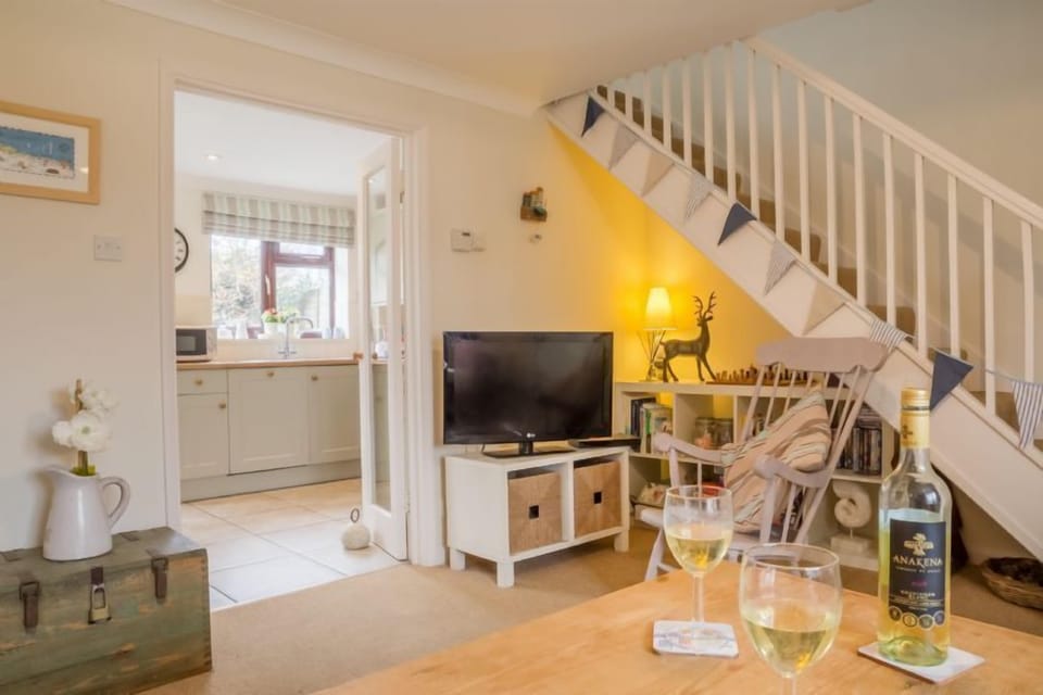 Ground floor: The stairs lead off from the sitting room
