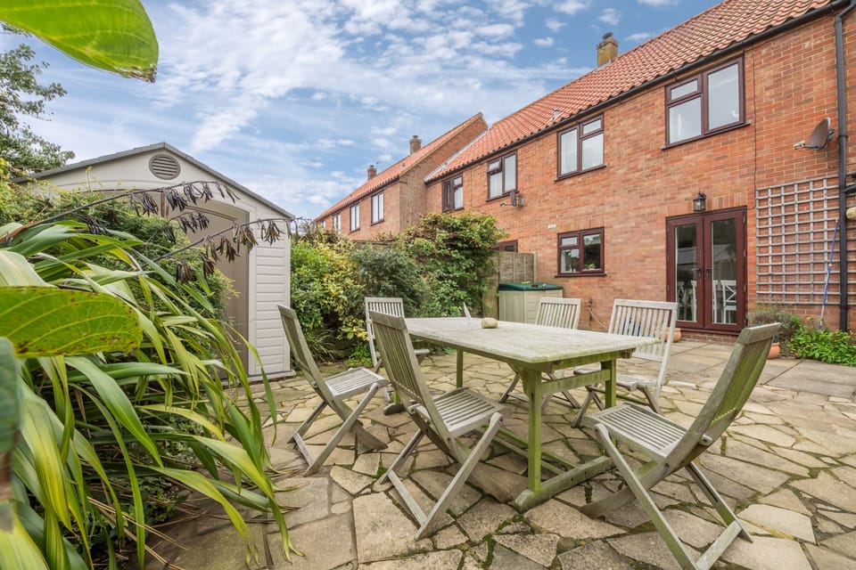 Outside dining area