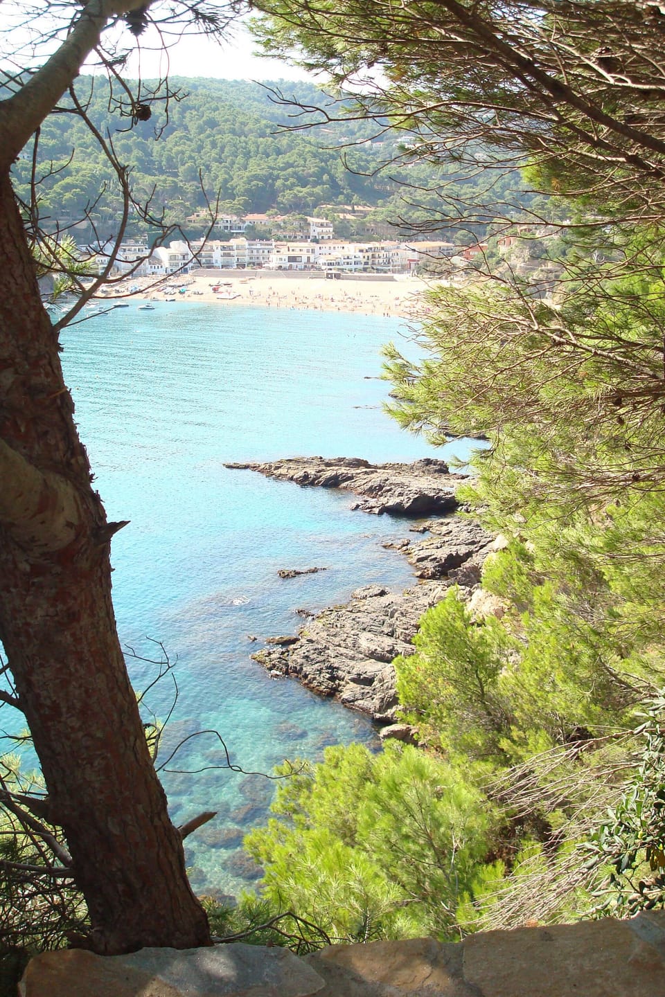Walk from to villa to Sa Riera along the rocks