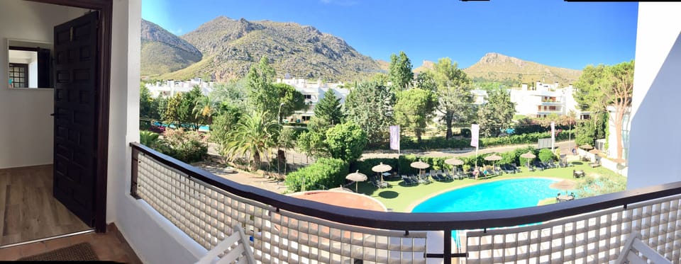 POOL FROM REAR BALCONY