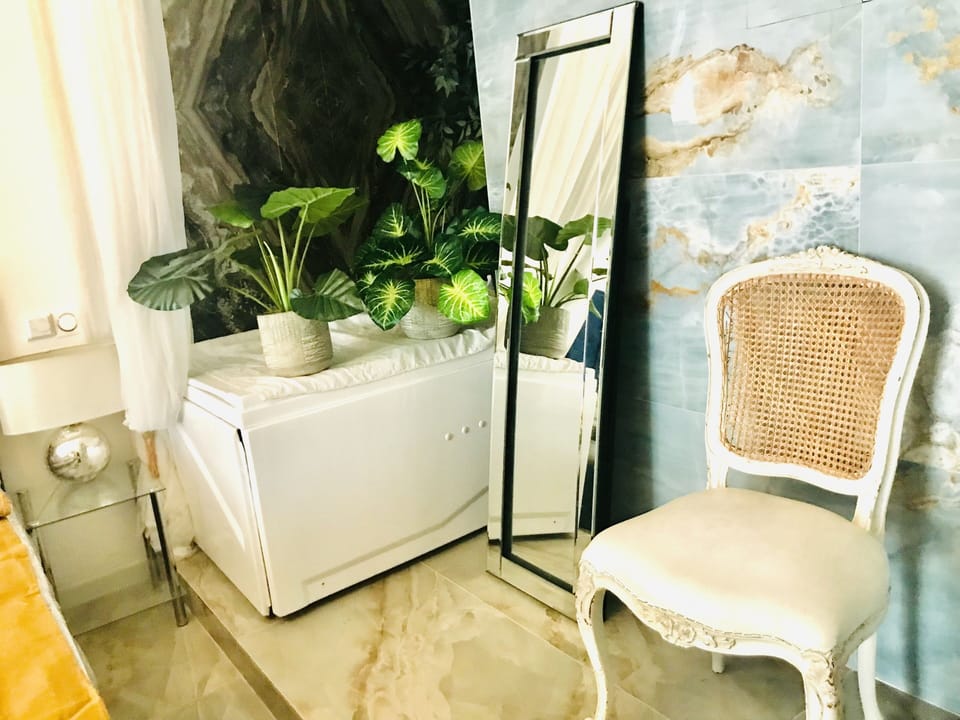 Green zone in our Master Bedroom. 