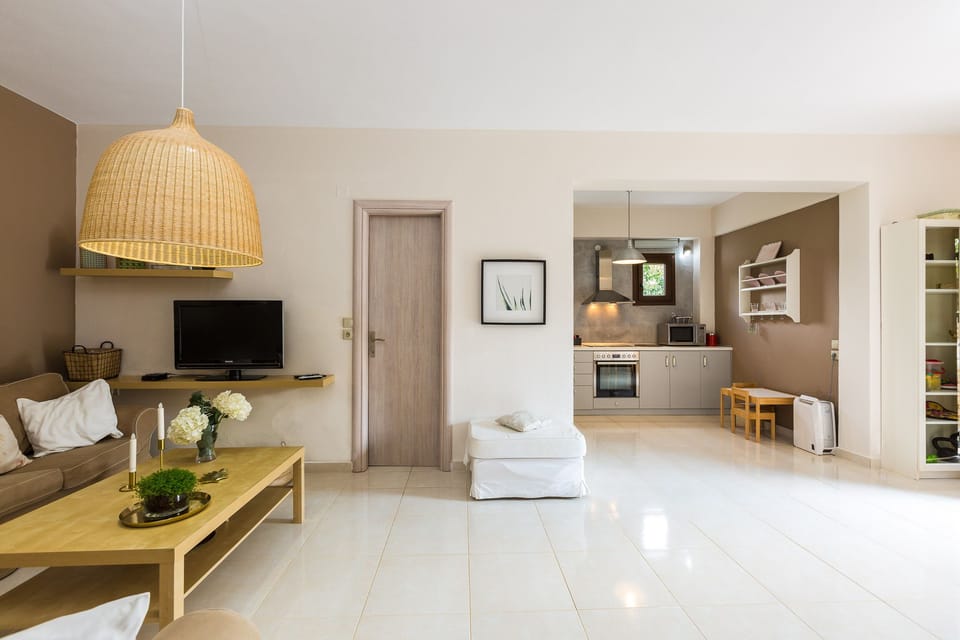 This area also features a fully equipped kitchen!