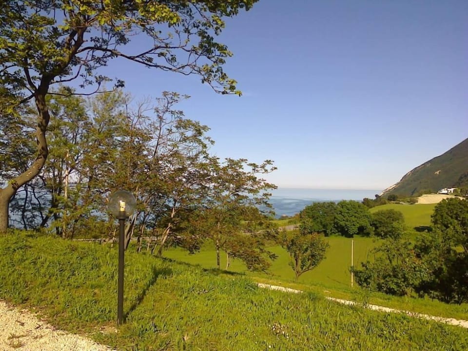 View of the house from the sea of Portonovo