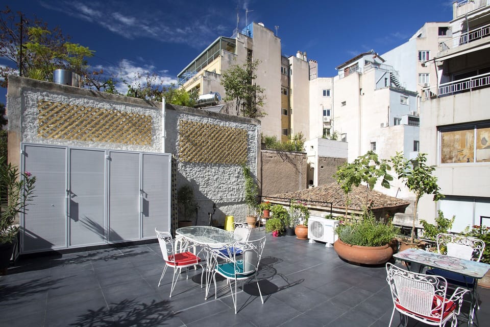 Roof top terrace.