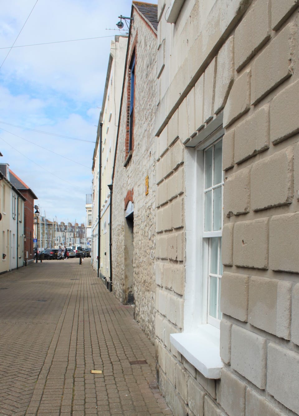 View of the harbour from the front of the house