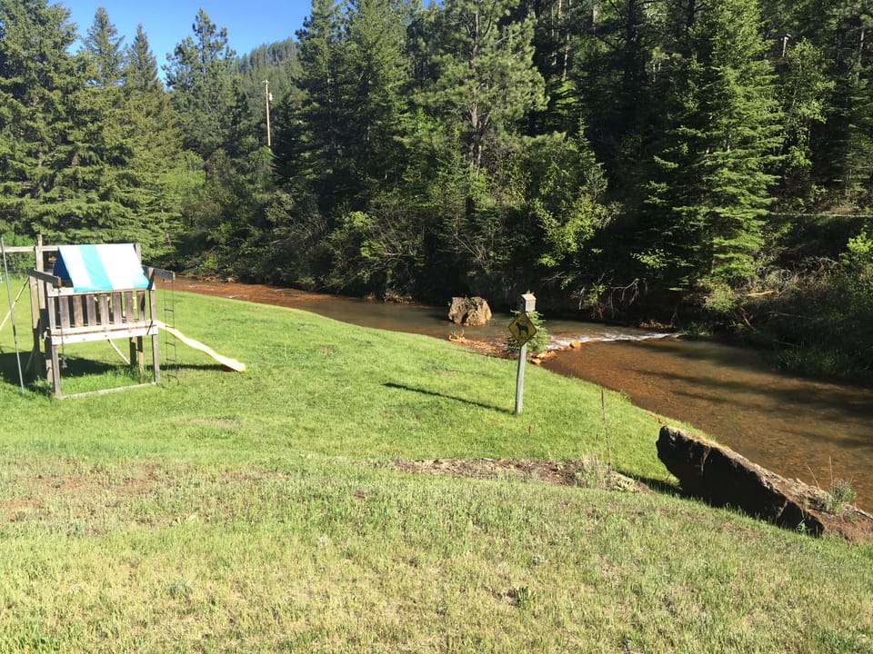 Your view while sitting on the swing!