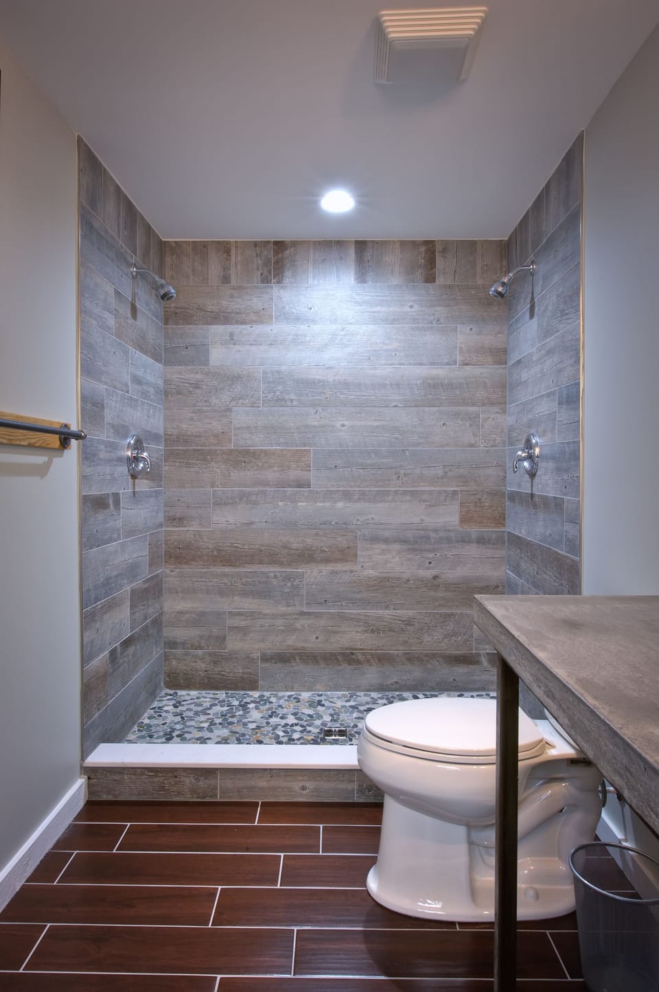 Master shower